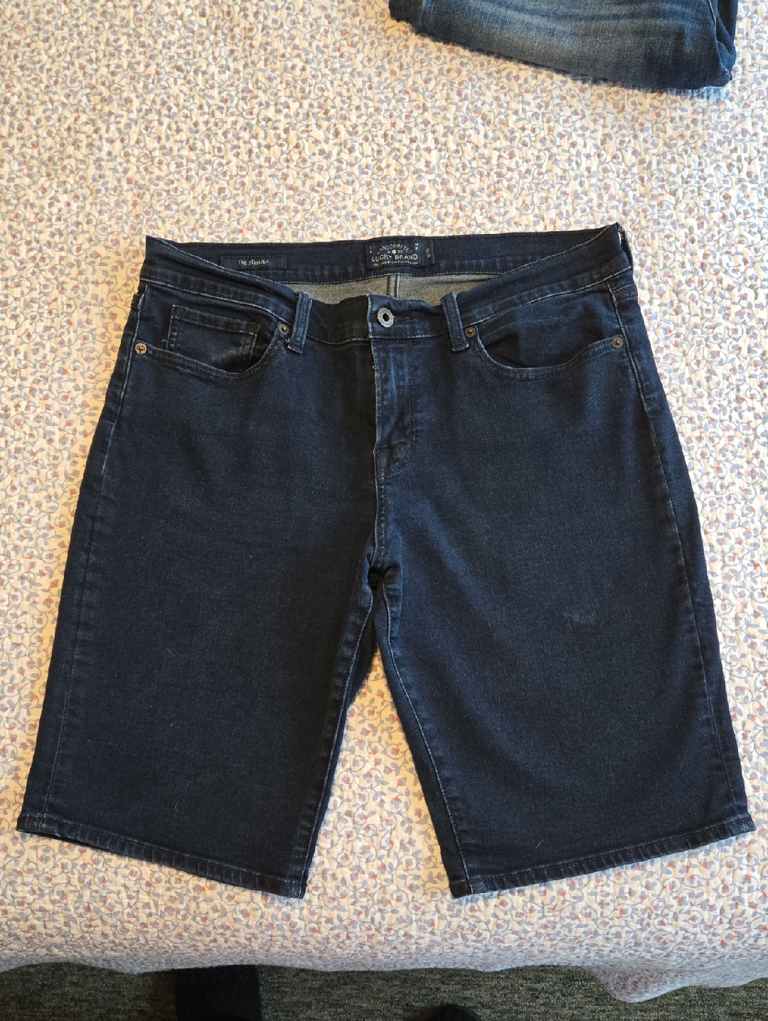 Lucky Brand Dark Indigo Denim Shorts